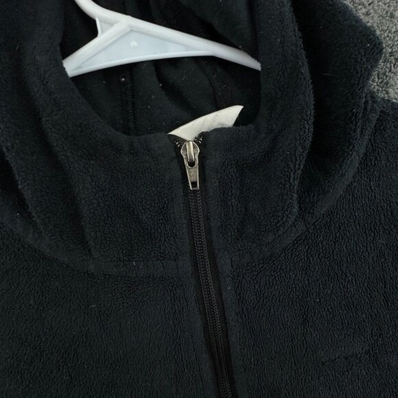Patagonia Adult Women Jacket Small Black Hooded Full Zip Fleece W/ Pockets - Picture 7 of 13